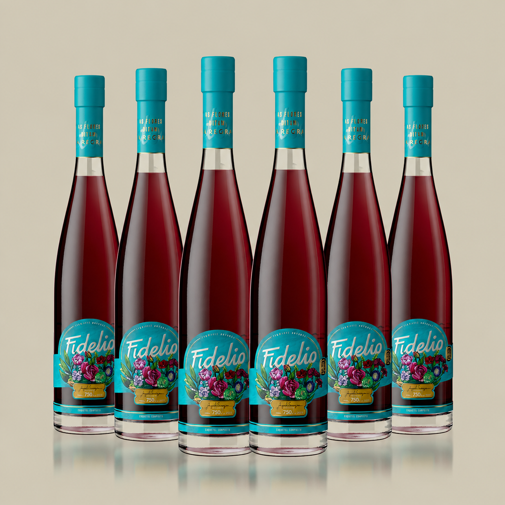 Fidelio Drink - 6 Garrafas - Coquetel Rosé Gelado